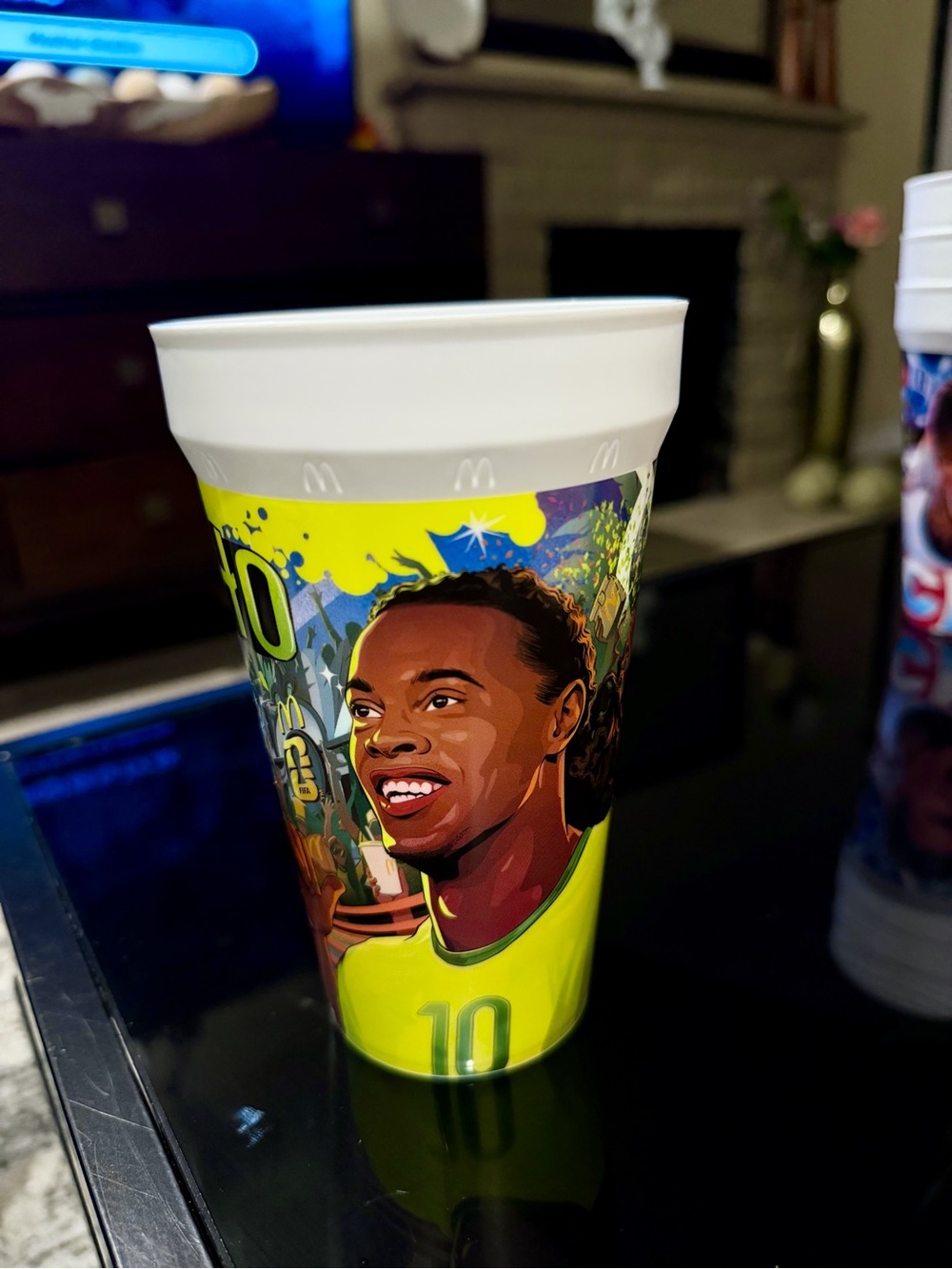 2026 McDonald's FIFA World Cup Soccer Ronaldinho Gaucho Brazil Collectible Cup